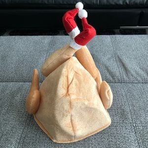 Turkey Hat with Mini Santa Hats